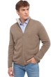 Cashmere & Yak kaschmir pullover herren dicke vincent graubraun natural ecru 3xl